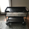 Custom Antiqued Barcart - Image 3