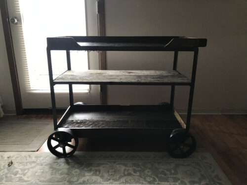 Custom Antiqued Barcart